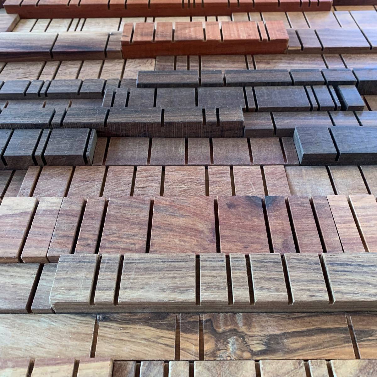 A Walk Through the Forest – Sculptural Wooden Wall Panel - Andrea madeWood Wall Art