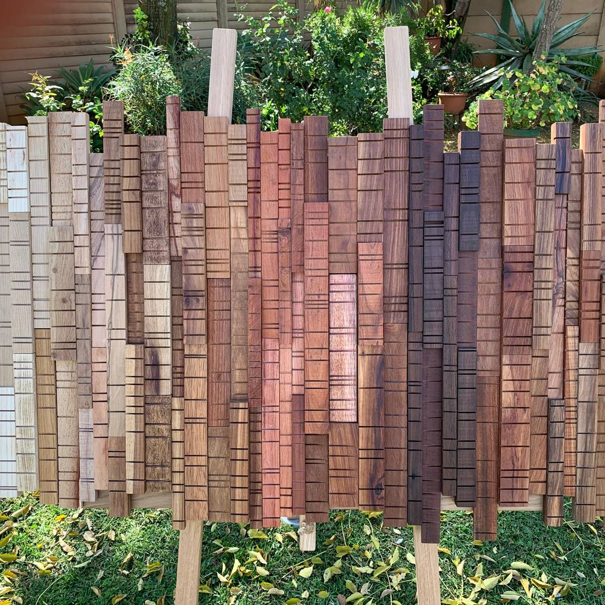 A Walk Through the Forest – Sculptural Wooden Wall Panel - Andrea madeWood Wall Art