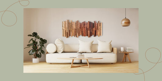 Interior Design Trends 2026: Simple Wall Ideas with Wood Wall Art - Andrea made