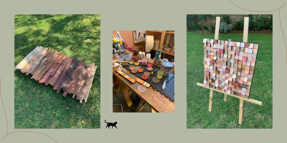 The Beauty of Imperfection: Why I Use Off-Cuts in My Wall Art - Andrea made