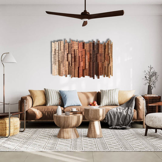 A Walk Through the Forest – Sculptural Wooden Wall Panel - Andrea madeWood Wall Art