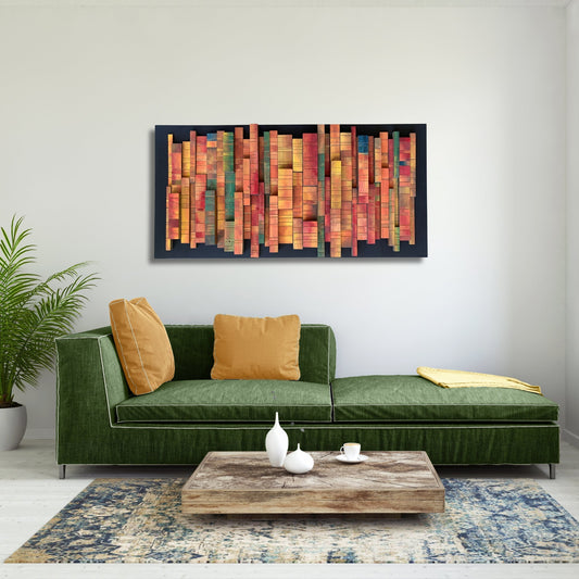 Autumn Forest - One - of - a - Kind Wooden Wall Art - Andrea madeWood Wall Art